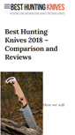 Mobile Screenshot of besthuntingknives.org
